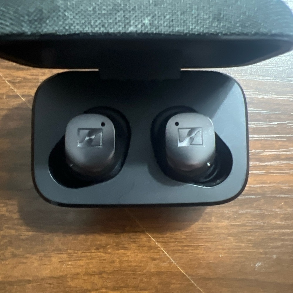 Sennheiser Black Earbuds with Case Model MTW4